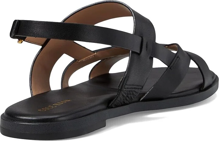 Cole Haan Fawn Sandals Women's Sandals Black Leather : 6.5 B - Medium, Leather/Rubber - Image 4