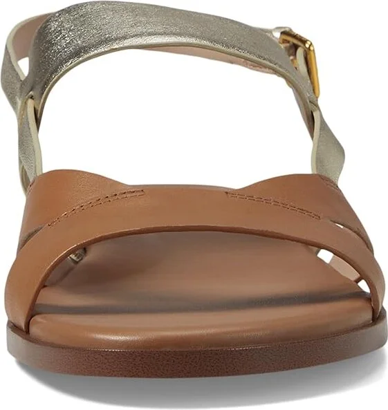 Cole Haan Fawn Sandals Women's Sandals Pecan Leather : 8 B - Medium, Leather/Rubber - Image 2
