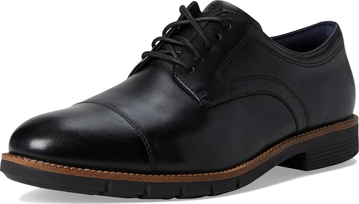 Cole Haan Flexgrand360 Cap Toe Oxfords Men's Lace-up Boots Black/Natural : 10.5 D - Medium, Leather - Image 5