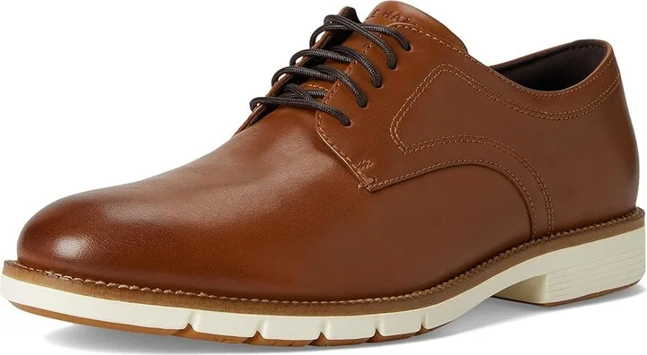 Cole Haan Flexgrand360 Plain Toe Oxford Men's Lace-up Boots British Tan/Ivory : 8 D - Medium, Leather - Image 5