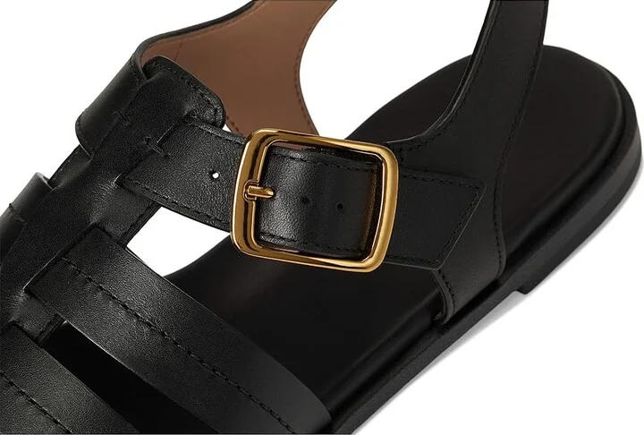 Cole Haan Flynn Fishman Sandals Women's Sandals Black Leather : 11 B - Medium, Synthetic - Image 7
