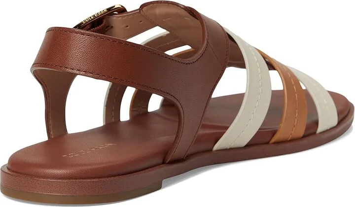 Cole Haan Flynn Fishman Sandals Women's Sandals Darkcuoio Leather : 6 B - Medium, Synthetic - Image 4