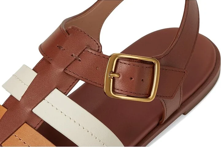 Cole Haan Flynn Fishman Sandals Women's Sandals Darkcuoio Leather : 6 B - Medium, Synthetic - Image 7