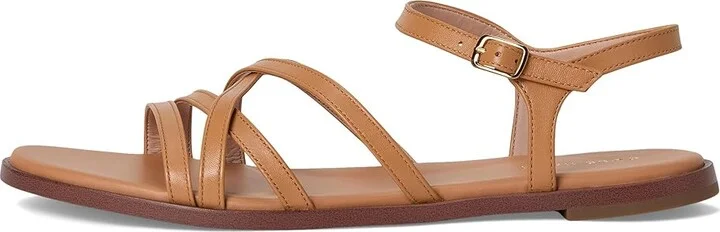 Cole Haan Flynn Strappy Sandals Women's Sandals Biscuit Leather : 6 B - Medium - Image 6