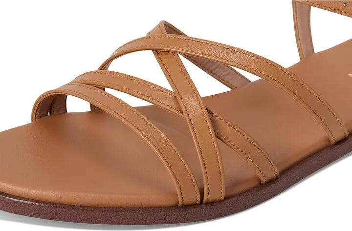 Cole Haan Flynn Strappy Sandals Women's Sandals Biscuit Leather : 6 B - Medium - Image 7