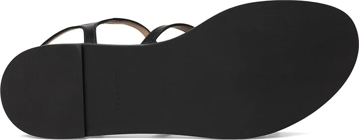 Cole Haan Flynn Strappy Sandals Women's Sandals Black Leather : 9 B - Medium - Image 3