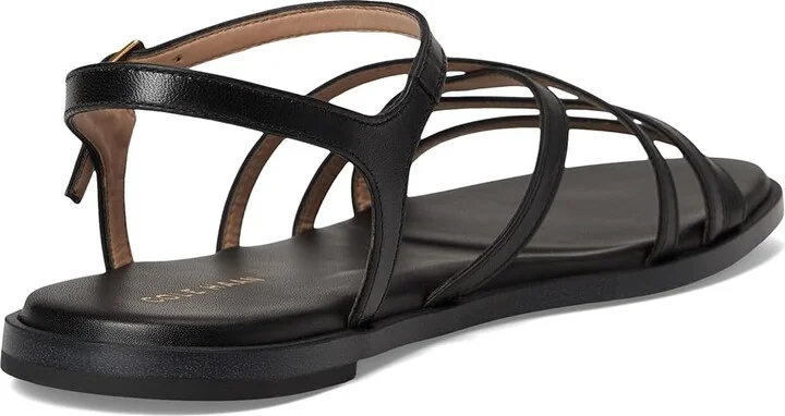 Cole Haan Flynn Strappy Sandals Women's Sandals Black Leather : 9 B - Medium - Image 4