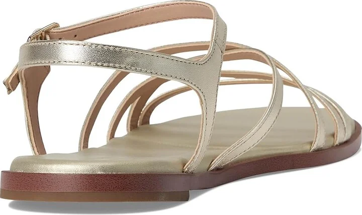 Cole Haan Flynn Strappy Sandals Women's Sandals Soft Gold Leather : 5.5 B - Medium - Image 4