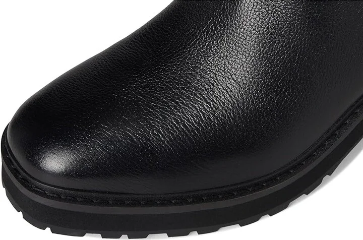 Cole Haan Gema Tall Lug Boot Extended Calf Women's Boots Black Leather : 8.5 B - Medium - Image 2