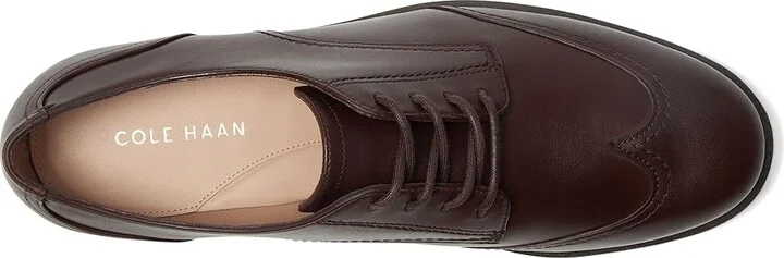 Cole Haan Geneen Lace-up Wingtip Oxfords Women's Shoes Madeira Leather : 6.5 B - Medium - Image 2