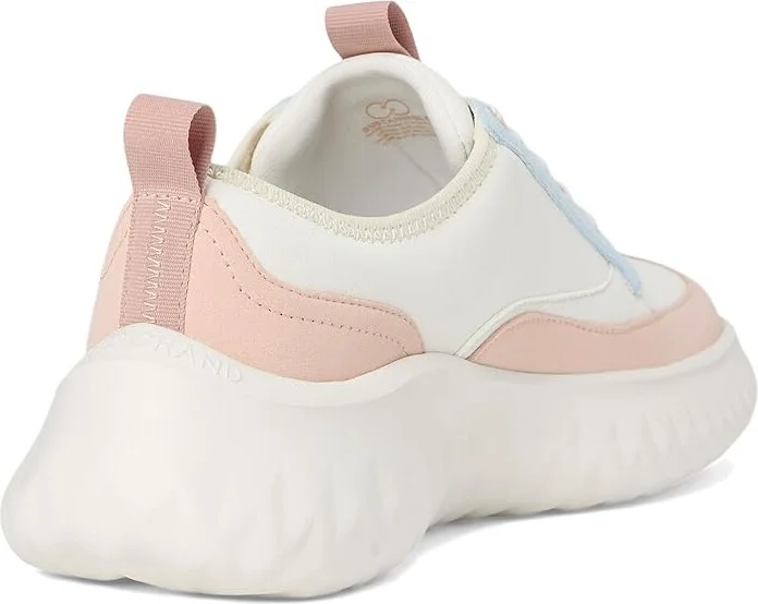 Cole Haan Generation Zerogrand II T-Toe Sneakers Women's Shoes Ivory/Cameo Rose : 9.5 C - Wide, Leather/Textile - Image 4