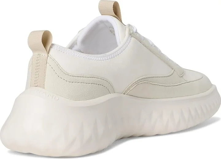 Cole Haan Generation Zerogrand II T-Toe Sneakers Women's Shoes White/Silver Birch : 9.5 B - Medium, Leather/Textile - Image 4