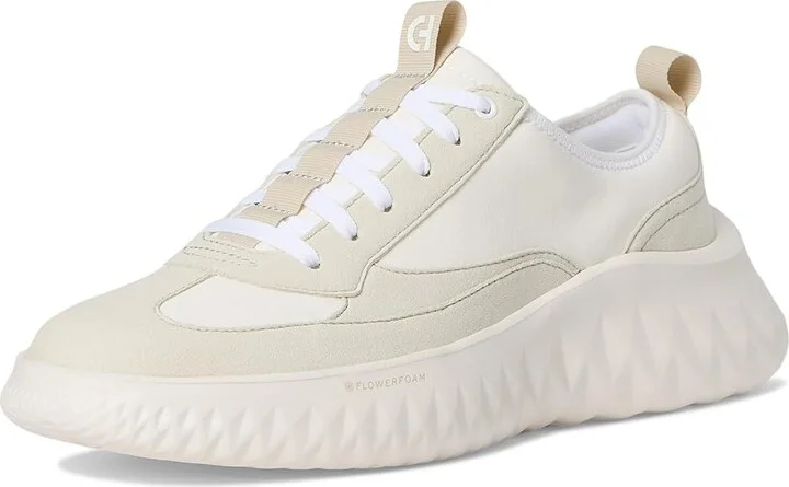 Cole Haan Generation Zerogrand II T-Toe Sneakers Women's Shoes White/Silver Birch : 9.5 B - Medium, Leather/Textile - Image 5