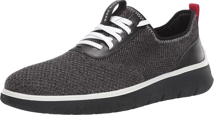 Cole Haan Generation Zerogrand Stitchlite Men's Shoes Gray Pinstripe/Black Knit/Barbados Cherry/Black : 11.5 D - Medium, Textile/Synthetic - Image 2
