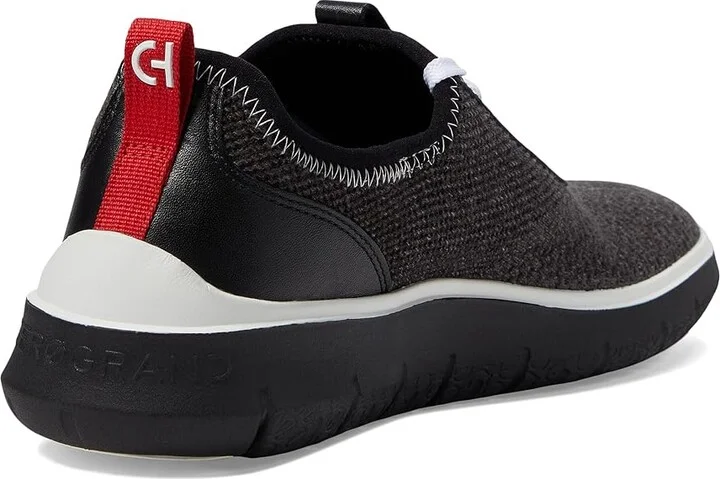 Cole Haan Generation Zerogrand Stitchlite Men's Shoes Gray Pinstripe/Black Knit/Barbados Cherry/Black : 11.5 D - Medium, Textile/Synthetic - Image 5