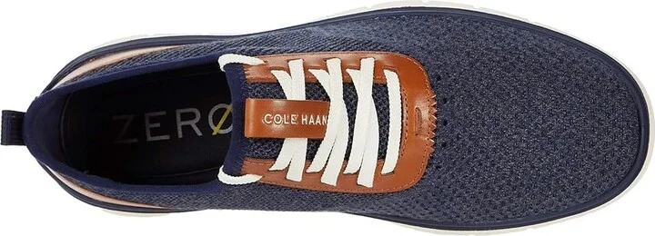 Cole Haan Generation Zerogrand Stitchlite Men's Shoes Marine Blue/Gray Pinstripe/Ch British Tan/Ivory : 11.5 D - Medium, Textile/Synthetic - Image 3