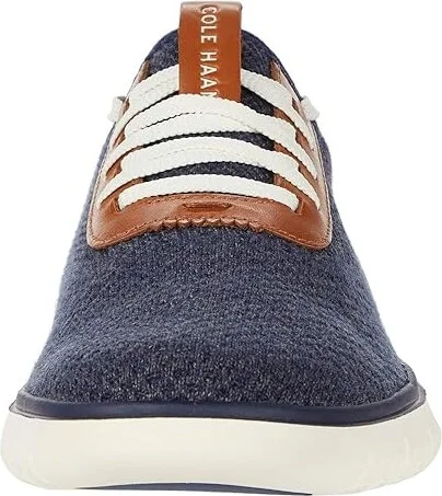 Cole Haan Generation Zerogrand Stitchlite Men's Shoes Marine Blue/Gray Pinstripe/Ch British Tan/Ivory : 11.5 D - Medium, Textile/Synthetic - Image 6