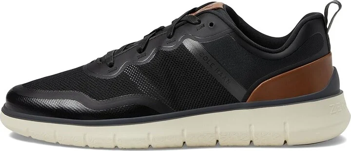Cole Haan Generation Zerogrand Textured Sneakers Men's Lace-up Boots Black/British Tan/Ivory : 10.5 D - Medium, Leather - Image 6
