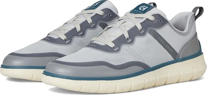 Cole Haan Generation Zerogrand Textured Sneakers Men's Lace-up Boots Micro Chip/Sea Stone/Ivory : 12 D - Medium, Leather