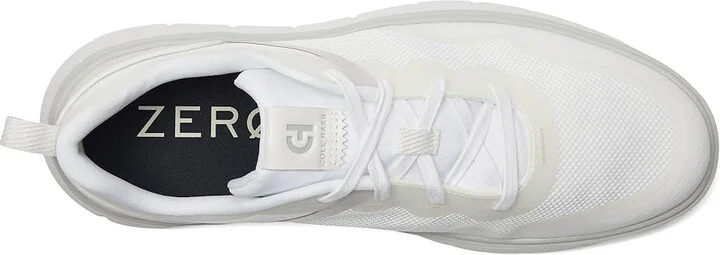 Cole Haan Generation Zerogrand Textured Sneakers Men's Lace-up Boots White/Microchip : 12 D - Medium, Leather - Image 2