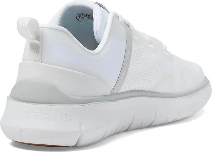 Cole Haan Generation Zerogrand Textured Sneakers Men's Lace-up Boots White/Microchip : 12 D - Medium, Leather - Image 4