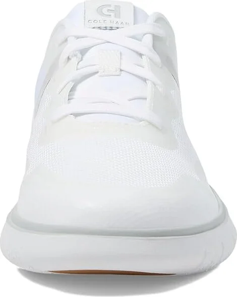 Cole Haan Generation Zerogrand Textured Sneakers Men's Lace-up Boots White/Microchip : 12 D - Medium, Leather - Image 5