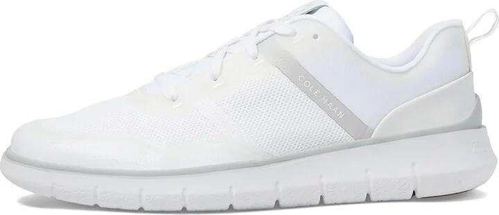 Cole Haan Generation Zerogrand Textured Sneakers Men's Lace-up Boots White/Microchip : 12 D - Medium, Leather - Image 6