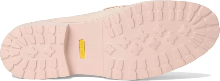 Cole Haan Geneva Loafer Women's Flat Shoes Cameo Rose Suede : 11 B - Medium, Leather - Image 3