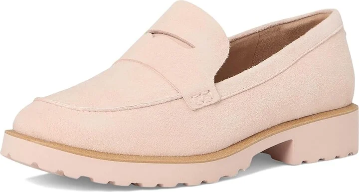 Cole Haan Geneva Loafer Women's Flat Shoes Cameo Rose Suede : 11 B - Medium, Leather - Image 5