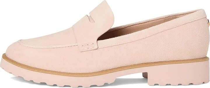 Cole Haan Geneva Loafer Women's Flat Shoes Cameo Rose Suede : 11 B - Medium, Leather - Image 6