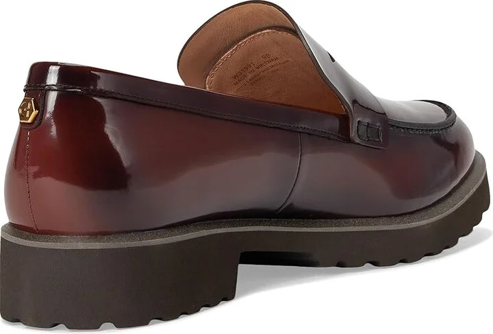Cole Haan Geneva Loafer Women's Shoes Burgundy Leather : 9.5 B - Medium - Image 4