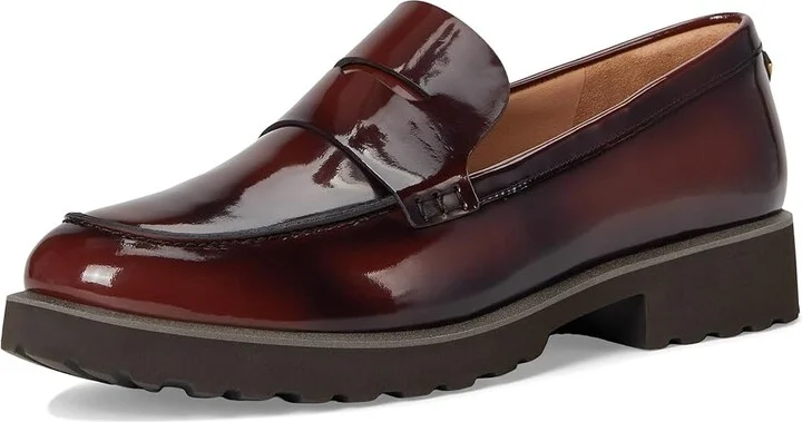 Cole Haan Geneva Loafer Women's Shoes Burgundy Leather : 9.5 B - Medium - Image 5