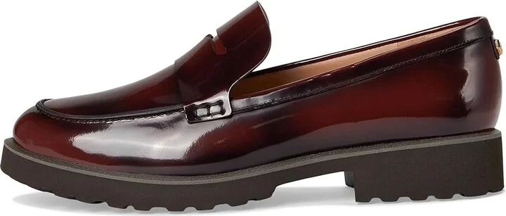 Cole Haan Geneva Loafer Women's Shoes Burgundy Leather : 9.5 B - Medium - Image 6
