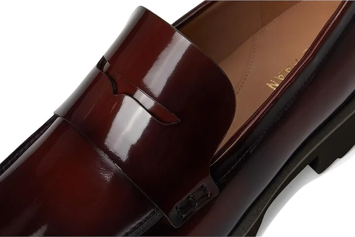 Cole Haan Geneva Loafer Women's Shoes Burgundy Leather : 9.5 B - Medium - Image 7