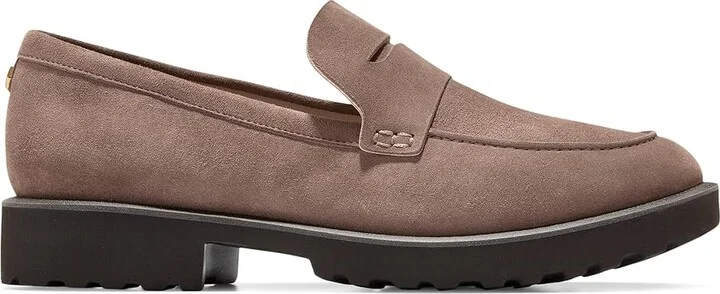 Cole Haan Geneva Loafer Women's Shoes Lava Suede : 6.5 B - Medium, Leather - Image 6