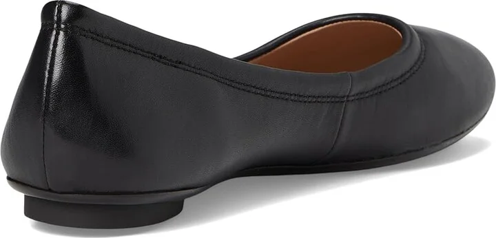 Cole Haan Georgie Ballet Flats Women's Flat Shoes Black Leather : 8.5 B - Medium - Image 4