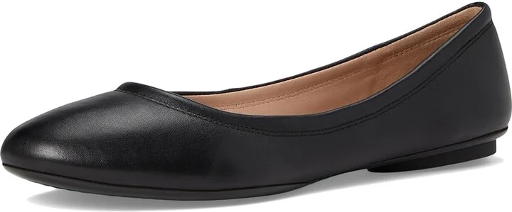 Cole Haan Georgie Ballet Flats Women's Flat Shoes Black Leather : 8.5 B - Medium - Image 5
