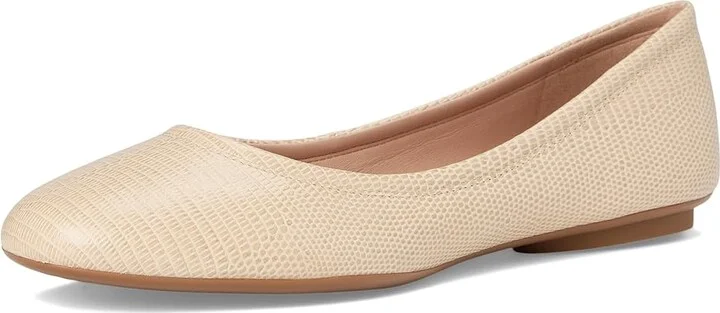 Cole Haan Georgie Ballet Flats Women's Flat Shoes Oat Lizrd Leather Print : 7.5 B - Medium - Image 5