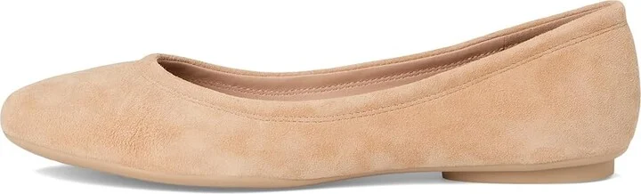 Cole Haan Georgie Ballet Flats Women's Flat Shoes Tuscan Sand Suede : 6 B - Medium, Leather - Image 6