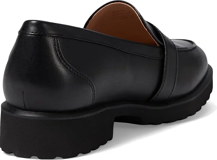 Cole Haan Giana Buckle Loafers Women's Flat Shoes Black Leather : 8 B - Medium - Image 4