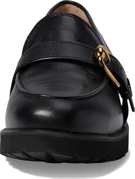 Cole Haan Giana Buckle Loafers Women's Flat Shoes Black Leather : 8 B - Medium - Image 5