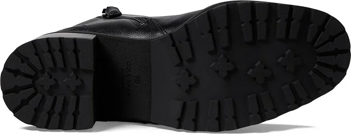 Cole Haan Gillian Lug Bootie Women's Boots Black Leather Waterproof : 10 B - Medium - Image 3