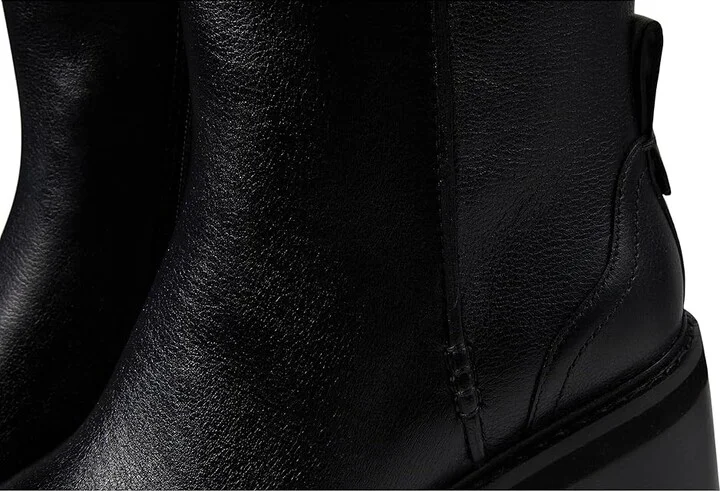 Cole Haan Gillian Lug Bootie Women's Boots Black Leather Waterproof : 10 B - Medium - Image 5