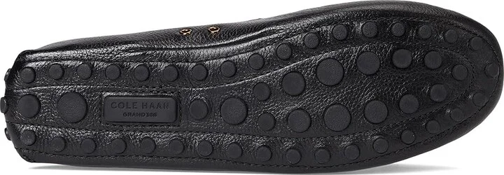 Cole Haan Gissella Drivers Women's Flat Shoes Black Leather : 8 B - Medium - Image 3