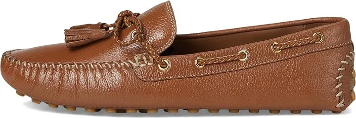 Cole Haan Gissella Drivers Women's Flat Shoes British Tan Leather : 7.5 B - Medium - Image 6