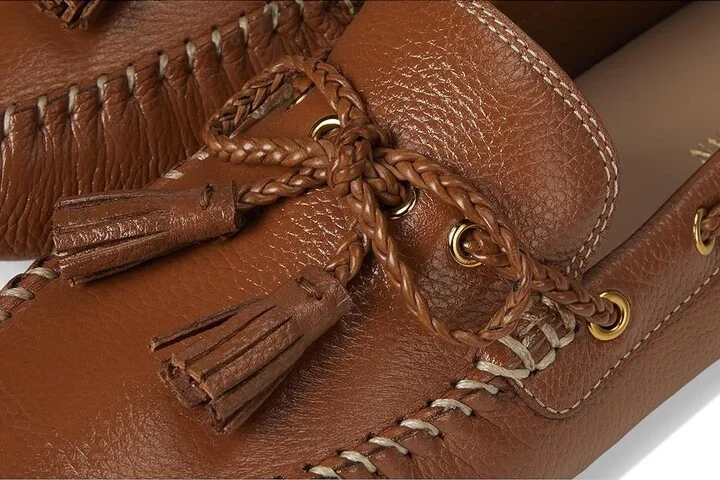 Cole Haan Gissella Drivers Women's Flat Shoes British Tan Leather : 7.5 B - Medium - Image 7
