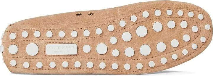 Cole Haan Gissella Drivers Women's Flat Shoes Tuscan Sand Suede : 10.5 B - Medium, Leather - Image 3