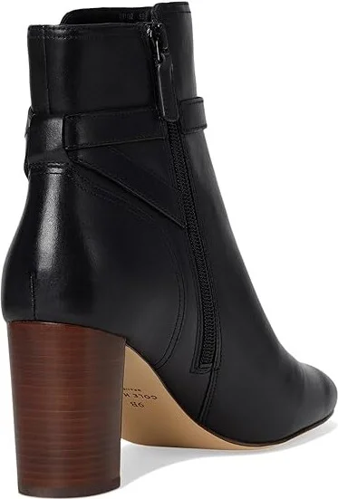 Cole Haan Glendale Jodhpur Women's Boots Black Leather/Brown : 10.5 B - Medium, Leather/Rubber - Image 4
