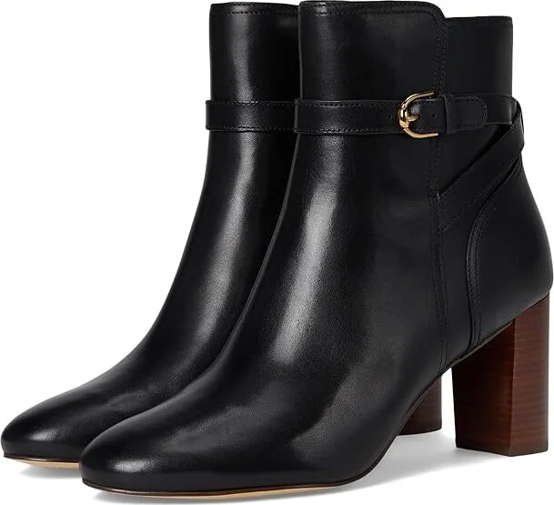 Cole Haan Glendale Jodhpur Women's Boots Black Leather/Brown : 10.5 B - Medium, Leather/Rubber