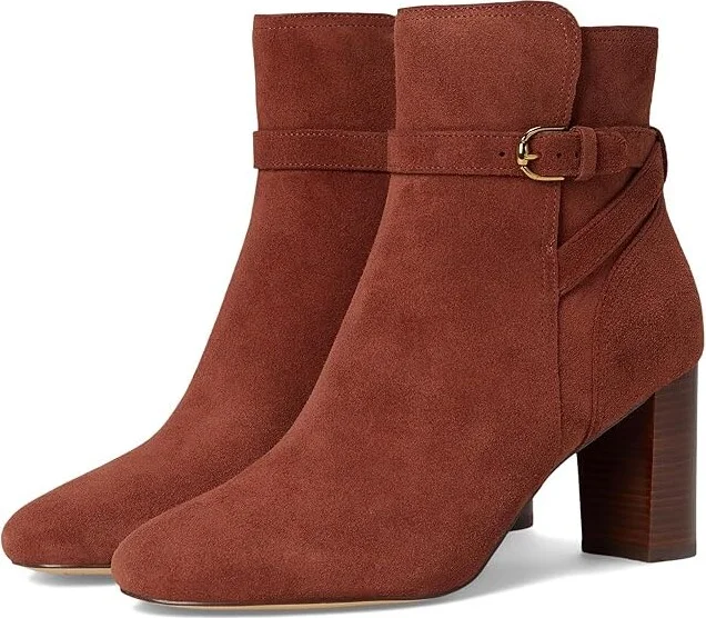Cole Haan Glendale Jodhpur Women's Boots Dark Cuoio Suede : 11 B - Medium, Leather/Rubber